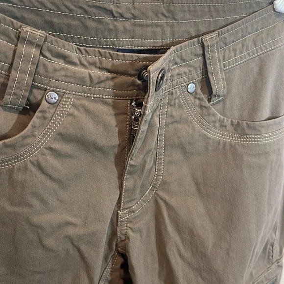 KUHL Legendary Pants Outdoor Hiking Gray Green Women's size 2 - Picture 3 of 7
